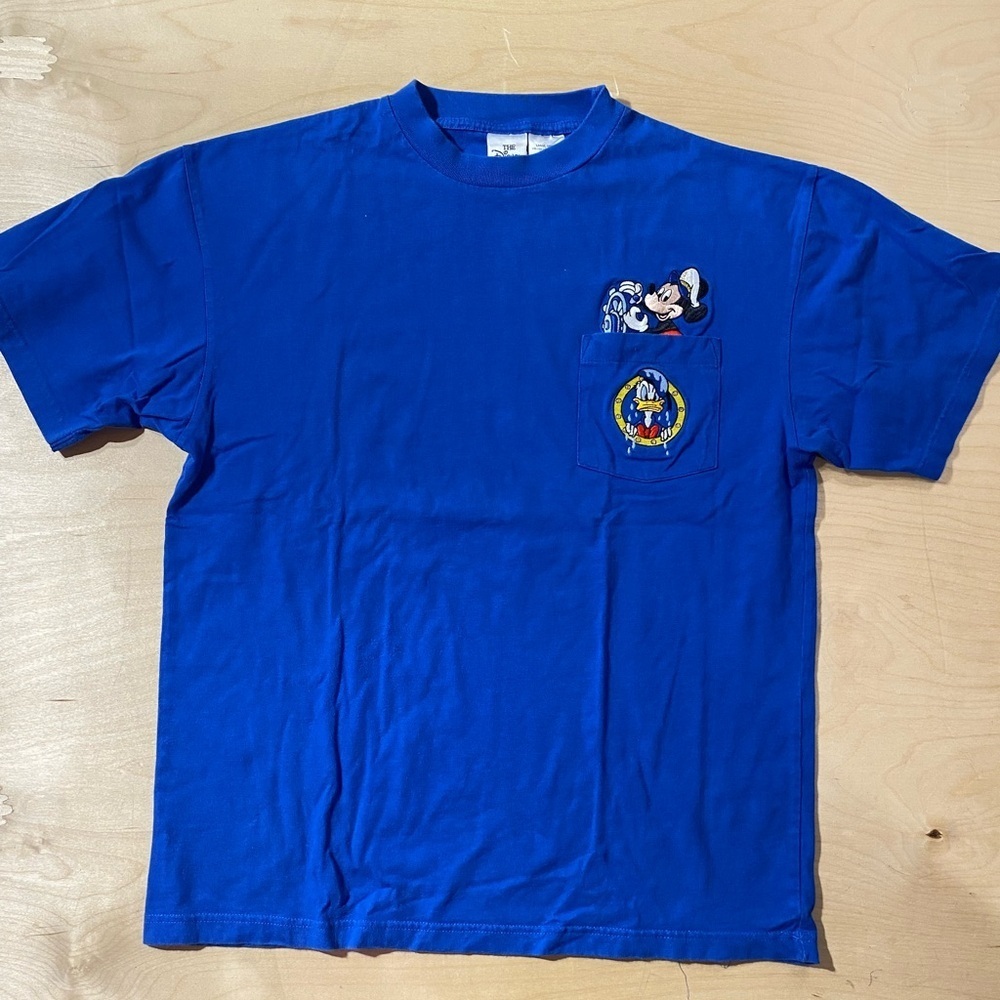 Disney Royal Blue Cotton T-Shirt Large (HM)